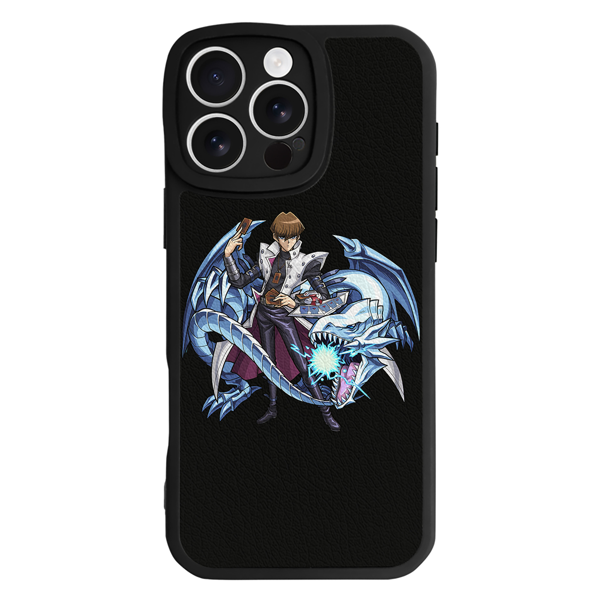 （画像用） 遊☆戯☆王 Yu-Gi-Oh! 【iPhone 16シリーズ対応】シリコンスマホケース（レザー調） 材質：シリコン